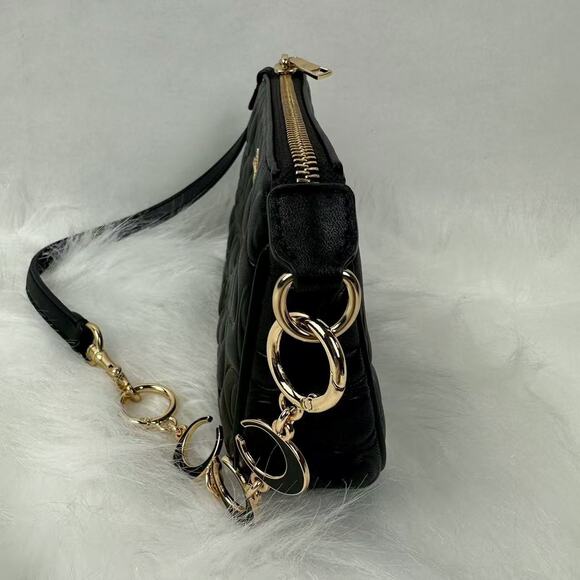 Coach Nolita 19 In Signature Leather/Gold/BLack CZ456 Wristlet/Shoulder Bag NWT - Picture 3 of 8